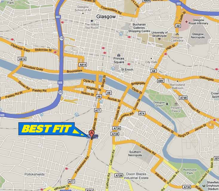 Vauxhall Van Diagnostics and Servicing - Our Glasgow Service Site  is located just off the M8, a few minutes from the city centre on the main road on the South side of Glasgow